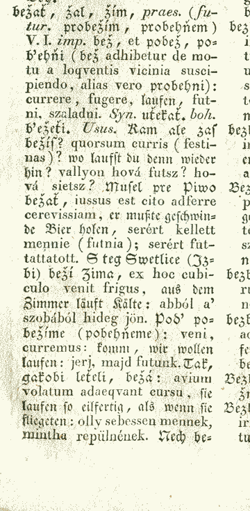bežať