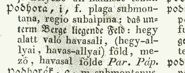 Podhora