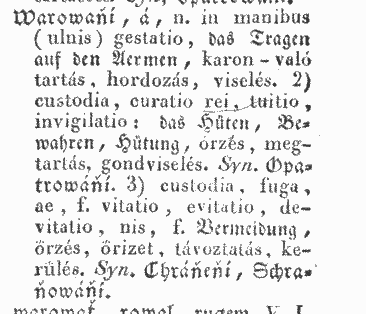Warowaňí