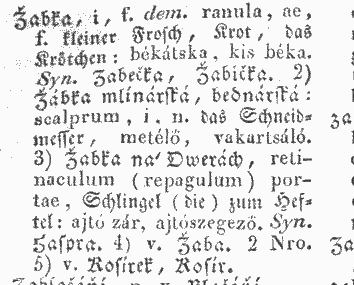Žabka